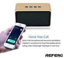 ReFeng Classic portable wireless bluetooth speaker, Hi-Fi stereo with built-in microphone, Enhanced Bass Clear... N4