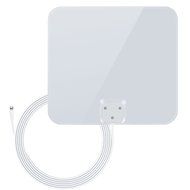 1byone 50 Miles Amplified HDTV Antenna with Amplifier Booster USB Power Supply to Boost Signal and 20ft Coaxial... N25