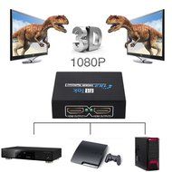 fitTek&reg;Hdmi Splitter 1 Input Hdmi Port And 2 Outputs With 1x2 Hdmi Splitter Switch Box For Full HD 1080P Support 3D N4