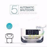 Bluetooth Speakers,ELEGIANT Wireless Bluetooth Speaker with Colorful Light Bedside Lamp and Clock,Alarm Clock,... N5