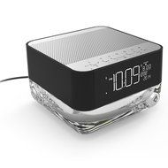 Bluetooth Speakers,ELEGIANT Wireless Bluetooth Speaker with Colorful Light Bedside Lamp and Clock,Alarm Clock,... N11