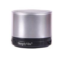 SimplyVibe V3-5CPS Bluetooth Mini Ultra Portable Speaker in Alloy Steel Housing with Rechargeable Li Battery (...