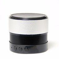 Bluetooth MP3 Mini Stereo Card Radio Aluminum Alloy Small Steel Gun Wireless Speaker (White) N2