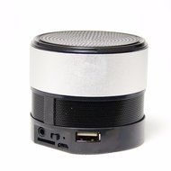 Bluetooth MP3 Mini Stereo Card Radio Aluminum Alloy Small Steel Gun Wireless Speaker (White) N3
