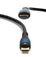 BlueRigger High Speed HDMI Cable with Ethernet 6.6 Feet (2m) - Supports 3D and Audio Return [Latest Version] N5