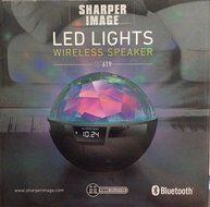 Sharper Image Bluetooth wireless Speaker With LED Lights And Control Panel (Black)