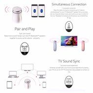 NEW LG NP7860 Portable Bluetooth Speaker Sound 360 Bottle Design (White) N7