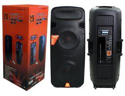 Mr Dj Pbx-6000 Bt Dual 15' 3-way Portable Speaker with Built-in Bluetooth/usb/fmradio Works with ALL stereo equipment... N3