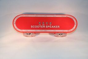 SCOOTER SKATEBOARD BLUETOOTH WIRELESS SPEAKER WITH LED LIGHT SUPPORT MP3 TF CARD N2