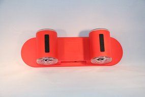 SCOOTER SKATEBOARD BLUETOOTH WIRELESS SPEAKER WITH LED LIGHT SUPPORT MP3 TF CARD N4
