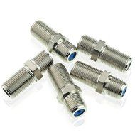 Mediabridge F81 Connector - 3GHz Female to Female F-Type Adapter - 5 Pack N2