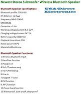 Bluetooth Speaker Subwoofer + Powerbank, PX-5 Waterproof, Shockproof, Bluetooth 4.0 Speaker, Phone Answering ,... N3