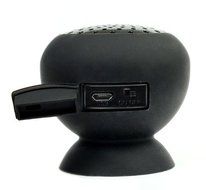 Olatec 00m55 Black Mushroom Mini Wireless Bluetooth Speaker Waterproof Silicone Sucker Hands Free Speakers for... N3