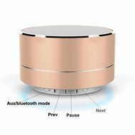 TIMEKER Metal Wireless Bluetooth Speaker with Microphone Portable Mini Super Bass Subwoofer Stereo Music Speaker... N3