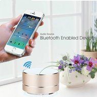TIMEKER Metal Wireless Bluetooth Speaker with Microphone Portable Mini Super Bass Subwoofer Stereo Music Speaker... N4