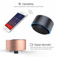 TIMEKER Metal Wireless Bluetooth Speaker with Microphone Portable Mini Super Bass Subwoofer Stereo Music Speaker... N6