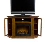 Claremont Convertible Media Electric Fireplace - Cherry N30