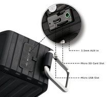 Venstar Waterproof Bluetooth Wireless Speaker, Mini Portable Handheld Super Bass 7W Drivers, TF/SD Card, 12 Hours... N7