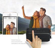 Venstar Waterproof Bluetooth Wireless Speaker, Mini Portable Handheld Super Bass 7W Drivers, TF/SD Card, 12 Hours... N8