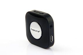 Hapurs Bluetooth 3.0 Music Receiver, Rechargeable NFC - enabled Bluetooth Audio Receiver for Sound System Speaker...