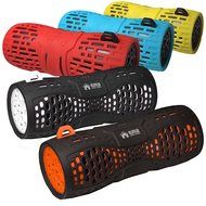 EMB ES900BT-BB Water Resistant Super Loud Portable Bluetooth Speaker - BLUE on BLACK N3