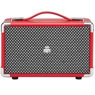 GPO Westwood Mini 10 Watt Portable Bluetooth Speaker with RCA Input and Rechargeable Battery - Pillarbox Red