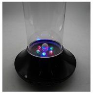 HyperPS Wireless Bluetooth LED Fish Tank Speaker Colorful Music Player Detection Bubbles with USB Charging Cable... N4