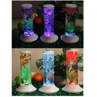 HyperPS Wireless Bluetooth LED Fish Tank Speaker Colorful Music Player Detection Bubbles with USB Charging Cable... N6