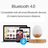 Blue Tooth Speaker,LED Bulb Portable Levitating Bluetooth Speaker Wood Grain Base Floating Maglev Speaker 360... N2