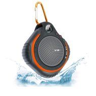 Accmor Mini Wireless Waterproof Speaker with Mic Built-In Flash-light &amp; Thermometer, Outdoor Speaker for Outdoor...