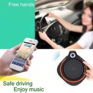 Accmor Mini Wireless Waterproof Speaker with Mic Built-In Flash-light &amp; Thermometer, Outdoor Speaker for Outdoor... N7