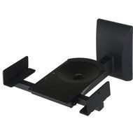 WALI One Pair of Side Clamping Bookshelf Speaker Mounting Bracket with Tilt and Swivel for Large Surrounding Sound... N2
