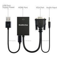 VicTsing VGA To HDMI Output 1080P HD Audio TV AV HDTV Video Cable Converter Adapter N2