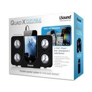 iSound Quad-X Portable Speaker System (Black) N2