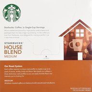 Starbucks House Blend Medium Roast Coffee Keurig K-Cups N5