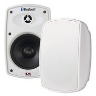 OSD Audio 5.25-Inch Wireless Bluetooth Patio Speaker Pair, White BTP-525WHT