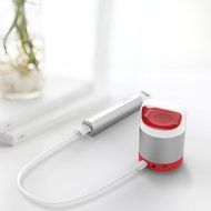 Xoopar Bundle Include One Portable Bluetooth Speaker And One External Portable Power Bank Wireless Speaker (Silver...