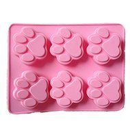 6 Cavity Mini Muffin Cup Silicone Soap Cookies Cupcake Bakeware Pan Tray Mould