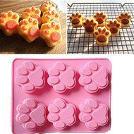 6 Cavity Mini Muffin Cup Silicone Soap Cookies Cupcake Bakeware Pan Tray Mould N2