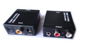 Easyday Digital to Analog Audio Converter with Digital Optical Toslink and S/pdif Coaxial Inputs and Analog RCA... N2