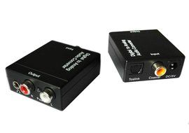 Easyday Digital to Analog Audio Converter with Digital Optical Toslink and S/pdif Coaxial Inputs and Analog RCA... N3
