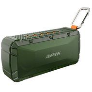 APIE Portable Wireless Outdoor Bluetooth Speaker IPX6 Waterproof Dual 10W Driversf, Enhanced Bass, Built in Mic