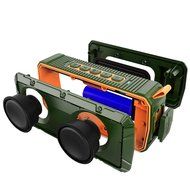 APIE Portable Wireless Outdoor Bluetooth Speaker IPX6 Waterproof Dual 10W Driversf, Enhanced Bass, Built in Mic N5
