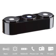Rasse&reg; Portable Wireless HiFi Bluetooth Speaker Computer Speaker with Enhanced Bass Resonator 10W Built-in Microphone...