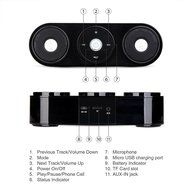 Rasse&reg; Portable Wireless HiFi Bluetooth Speaker Computer Speaker with Enhanced Bass Resonator 10W Built-in Microphone... N3
