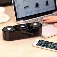 Rasse&reg; Portable Wireless HiFi Bluetooth Speaker Computer Speaker with Enhanced Bass Resonator 10W Built-in Microphone... N4