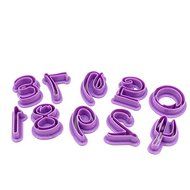 YIJIA Digital &amp; Letter Biscuit Cake Mold Set Chocolate Paste Fondant Cutter N4