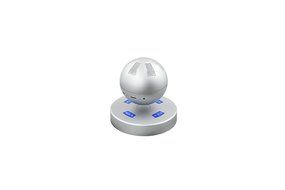MMOO Remote Control Wireless Bluetooth Magnetic Levitation Sphere Floating Speaker Supports NFC TF Card (Silver) N2