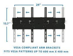 Mount-It! Swivel Wall Mount for 32"-65" Sony, Samsung, Panasonic, Sharp, Insignia, LG, Vizio N7