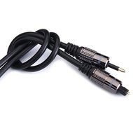 FosPower (3 Feet) 24K Gold Plated Toslink to Mini Toslink Digital Optical S/PDIF Audio Cable with Metal Connectors... N12